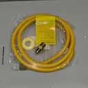 KAINGA 72" Gas Line Hose for Dryer, Gas Stoves, Water Heater, 1/ 2" OD Stainless Steel Gas Corrugated Dryer Gas Connector kit with 1/ 2" FIP & 1/ 2" MIP Fittings, Flexible Dryer Gas Supply line