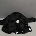 Wexninaz 9Pcs Black Washable Removable Universal for Wedding Party Dining Banquet Polyester Spandex Stretch Slipcovers Chair Covers