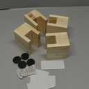 4pcs Non-Square Heavy Duty Solid Wood Furniture Legs Furniture Risers Add 1.89 Inch Height to Sofa Desks Tables Chairs Creat Underbed Storage