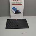 20 inch Screen Magnifier for Smartphone,3D HD Screen Expanders for Movies, Videos, and Gaming, Screen Magnifier with Adjustable Angle Design Amplifier Desktop Magnifying for Seniors Reading (Black)