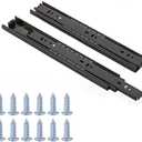 Full Extension Less Noise Ball Bearing Drawer Slides, 12 Inches, 1-Pair