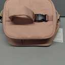 Mancro Breastmilk Cooler Bag Fits 6 Bottles Up to 9 Ounce, Insulated Baby Bottle Bag Comes with ice Pack and Shoulder Strap, Baby Bottle Cooler Bags for Daycare Nursing, Pink. Ice pack missing