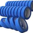 SWRT Blue Painter's Tape 1 Inch x 55 Yards x 24 Rolls (1320 Yards Total)  Upgraded Adhesive Masking Tape, Multi-Surface, Clean Removal, No Residue, for Walls, Trim, DIY, Crafts & Painting Projects