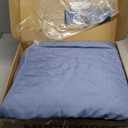 Dinjoy Floral Quilt Set Twin Size, Aqua Blue Bedspreads 2 Pieces Cute Bedding Set Lightweight Farmhouse Quilts Soft Flower White Coverlet Bed Sets for Women All Season 68"x86"