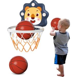Toddlers Basketball Hoop Indoor, Adjustable Height Indoor Mini Basketball Hoop for Toddlers Kids Boys Bedroom Toddler Kids Toys Toys for 3 + Year Old