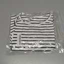 Girls Summer Shirts Kids Striped Ruffle Sleeve T Shirts Crew Neck Casual Tops Cute Short Sleeve Tees