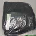 Black 100% Blackout Linen Curtains 108 Inches Long 2 Panels for Bedroom Vintage Modern Black Out Drapes Thermal Insulated Back Tab Rod Pocket Window Curtain 108 Inch Length for Living Room