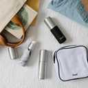 S'well 3.4oz Travel Bottle Set, Includes 3 Lightweight and Recyclable Aluminum Bottles, Leakproof Pumps For Shampoo, Conditioner, Body Wash, Lotions, Sanitizers, and More, TSA Carry On Approved