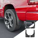 Splash Guard Compatible with 2019-2024 Dodge Ram 1500 Mud Flap ABS 4PCS Front and Rear Mudguard Replacement for 2019-2024 Dodge Ram 1500 Accessories