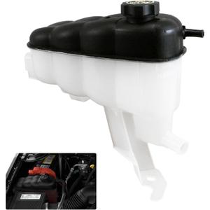 22870828 Engine Coolant Reservoir Tank with Cap Compatible with 2005-2019 Cadillac Escalade | Chevrolet Avalanche Cheyenne Silverado Suburban Tahoe | GMC Sierra Yukon | Replaces # 603-054