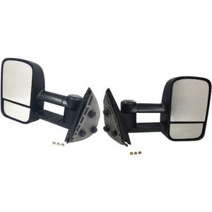 TOM - Pair Towing Mirror Manual For 2007-2014 Chevrolet Silverado 1500 2500 HD 3500 HD GMC Sierra 2500 HD 3500 HD 25815970 25815971