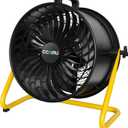 16" High Velocity Floor Fan, 3000 CFM 3-Speed Industrial Shop Fan with Wall-Mounting System,Heavy Duty Metal Fan for Workshop, Garage and Warehouse - UL Safety Listed