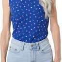 Amazon Essentials Women's Regular-Fit Sleeveless Layering Tank Top, Crew Neck (Blue, M)