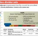 Tabbies Side Tab Medical Chart Divider Sets, 8-Tab, Assorted Medical, 11 X 9, Manila, 40 Sets
