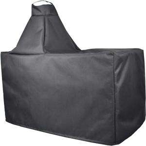 Mini LustrousGrill Cover Compatible with Large Big Green Egg, Large Ceramic Egg Type Kamado Table Cover, Waterproof Weather Resistant Cover, 60" L-27 W-31 H, Large(Black)