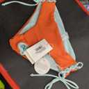 Carve Designs Women's Standard Mustique Reversible Bottom (Large Petite, Black/Navy)