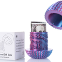 Egg Shaped Cash Maze Puzzle Box  Play Money for Kids, Teens, Adults,Money Gift Ideas for Birthday,Christmas,Easter & Holidays.Money Box for Cash Gift with Hidden Compartments,Fun Way to Give Money