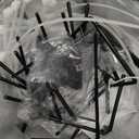 TQVAI 10 Inch Railing Planter - Fit for 1.5 to 3.5 Inches Railing - Adjustable Hanging Planters Outdoor Balcony Deck Flower Pot Holder Metal Baskets for Garden Orchid, Patio Ledge, 3 Pack, Black