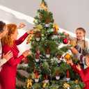 Bencailor 24 Pcs 2025 Christmas Believe Bells 1.5 Inch Silver Ornament for Christmas Tree Xmas Polar Jingle Bell Mini Metal Hanging Sleigh Ornament with Ribbon for Xmas Tree Wreath Crafts Gifts