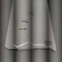 10 Pcs 16-1/2'' Ceiling Fan Blades for 42" Clear Acrylic Ceiling Fan Blades Replacement Universal Substitution for Indoor Outdoor Replacement Use (Pointed Head)