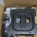 monTEK Full Motion TV Wall Mount for 23–65 Inch Flat & Curved TVs and Monitors, Swivel & Tilt Articulating Bracket, Max VESA 400x400mm, Holds up to 77 lbs, Perfect Center Design