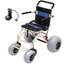 Wheelchair with 13'' Balloon Tires