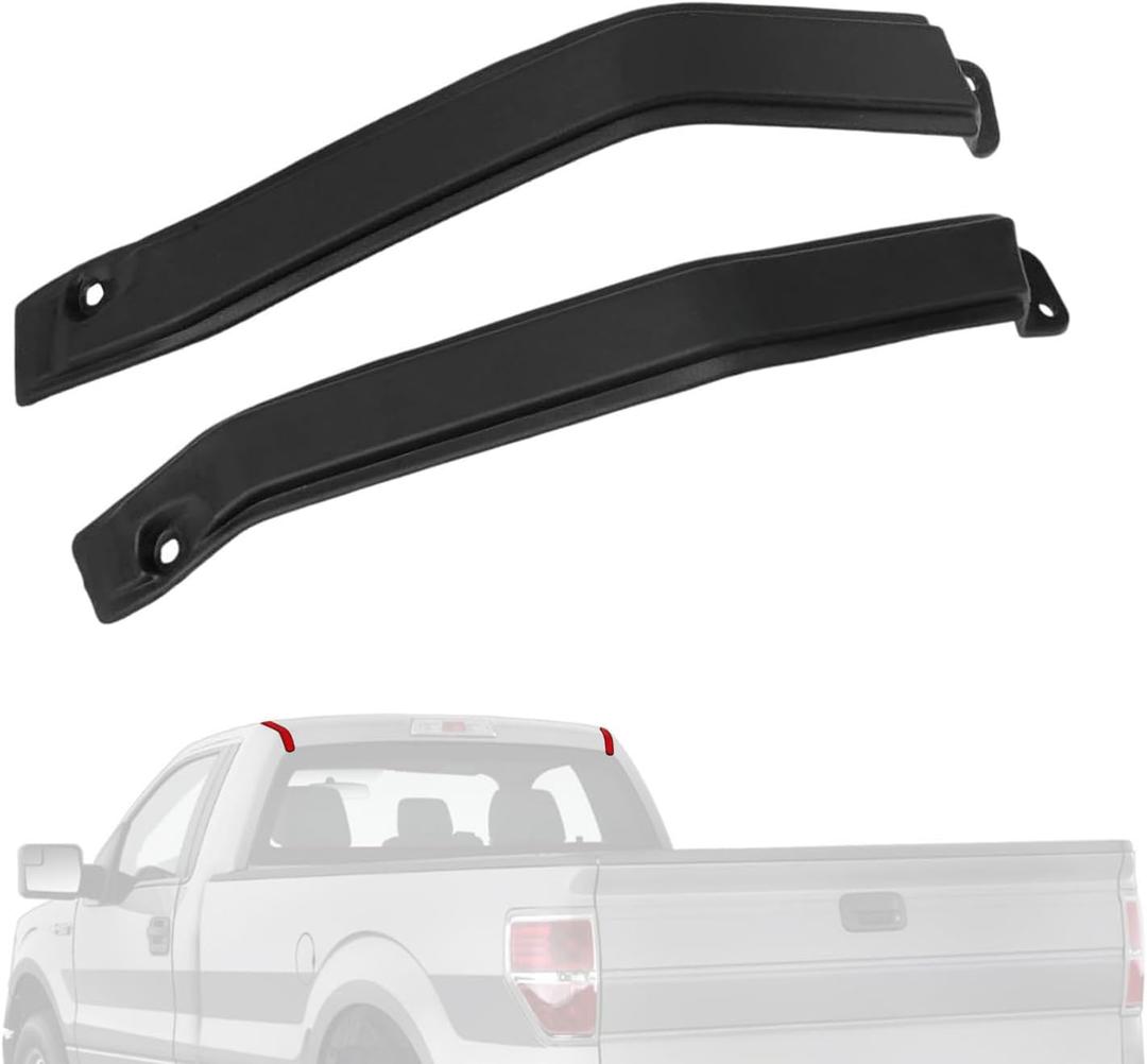 Rear Roof Drip Trim Upper Exterior Cab Corner Roof Molding Panel without Rivet Fits For Ford F-150 F150 King Ranch Lariat Regular Cab, Super Cab, Crew Cab 2009 2010 2011 2012 2013 2014