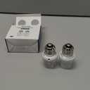 DEWENWILS Light Sensor Socket, E26/E27 Socket Adapter, Automatic Dusk to Dawn Sensor Socket for Porch/Wall Light Fixtures, Compatible with Incandescent/CFL/LED/Halogen, 2 Pack, White, ETL Listed