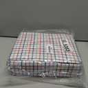 Nautica - Queen Sheet Set, Cotton Percale Bedding Set, Crisp & Cool, Lightweight & Breathable (Boating Tattersall Red, Queen)