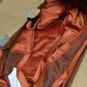 MIULEE Velvet Curtains 84 inches 2 Panels - Luxury Burnt Orange Blackout Curtains for Bedroom Living Room Thermal Insulated Super Soft Window Drapes Rod Pocket & Back Tab, Terracotta Rust Fall Decor