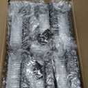 APONUO 4x4 Post Solar Lights - 6 Pack, Deck Post Lights Solar Powered Warm/Cool LED Outdoor Fence, Deck, Garden, Patio, Yard Decor, IP64 Waterproof Auto On/Off, Weather-Resistant, Easy Install,Black