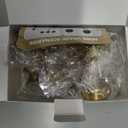 Xikelooy Suction Cup Hooks, Suction Cup Hooks for Shower,Removable Towel Hooks for Bathroom Window Glass Door Wall, Bath Robe Looafh Wreath Hook for Hanging (Gold)