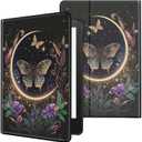 Case for All-New Kindle Paperwhite 12th Generation 7 inch 2024 & Kindle Colorsoft Signature Edition 2024 Lightweight Protective Smart Stand Cover with Auto Wake Sleep - Flowers Plants Butterflies