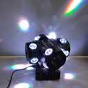 HOLDLAMP 200W LED Moving Head DJ Lights with 4 Rotating Head,16X10W RGBW 4-in-1 Party Light with Strobe Stage Effect Beam Lights Controlled by 14CH DMX-512/Sound Activated for Christmas KTV Wedding