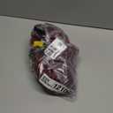 CYCLAMEN Plus Size Sparkly Formal Dress Cape Sleeve V Neck A Line Side Split Maxi Evening Gown Wedding Guest Prom Dresses, Burgundy, 3X