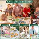 LEEPENK 304 Stainless Steel Lunch Box and Food Containers with Lids 4 Pack 1400/850/550/550ml, Leak-Proof and Stackable Stainless Steel Bento Box for Travel and Work Adults