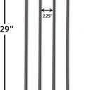 MidWest Homes for Pets Steel Pet Gate Extension; Pet Gate Extension Measures 11' Wide x 29' High in Textured Grahite (Fits MW Model # 2929SG & 2929SG-WD)