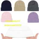 ENBAOHUI Baby Beanie Hat Newborn Winter Warm Knit Hat Kids Soft Beanie Cap Boys Girls Winter Warm Knit Hat Black/Grey/Beige/Khaki S (S)
