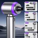 Vacuum/Air Duster 80,000RPM Super Power Mini Car Vacuum Cleaner 4-in-1 air Blower Gun Air Duster & Air Blower & Pump Hand Electric air Duster Handheld dust Blower Blower Cordless (Purple)