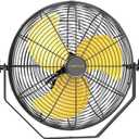 18 Inch Industrial Wall Fan, 4800 CFM Metal Wall Mount Fans with Poweful Motor, 3 Speed, Heavy Duty Fan Indoor for Covered Patio, Greenhouse, Gazebo, and Garage, UL Listed