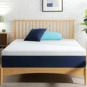 ZINUS 12 Inch Queen Cooling Comfort Hybrid Mattress [New Version], Fiberglass Free, Medium Firm Feel, Motion Isolation, Certified Safe Foams & Fabric (White)
