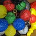 Toddler Golf Set, Kids Golf Set for Ages 1 2 3 4 5 Years Old Boys Girls with 4 Plastic Golf Clubs 10 Balls, Indoor Outdoor Baby Toddler Golf Clubs Set Toy with Cart Birthday Gifts Blue