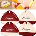 Good Life Lint Roller, Reusable Mini Lint Roller Pet Hair Remover, Portable Lint Roller, Washable Lint Roller, Portable Lint Remover for Clothes, Furniture, Dog & Cat Hair (4 Set)