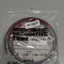 LONGKING 10 ft Peel and Stick Trim, Molding Trim for Walls, Edges, Borders, Backsplash Tile Edge, Flexible and Self Adhesive Trim, Black