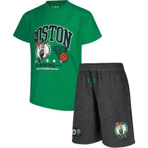 Ultra Game Boys NBA Official Super Soft T-Shirt & Basketball Shorts Set, Size 8