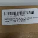 BLACKHORSE-RACING 24" Stainless Steel Radiator Flexible Coolant Water Hose Kit with Caps Universal (Silver)