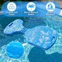 Pool Saddle Float for Adults, EVA Foam Comfort Water Saddle Lake Float with Handles, Non-Inflatable Pool Float Supports Up to 250 lbs for Pool, Lake, and Vacation Use