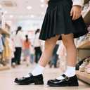 6 Pack Girls White Ruffle Dress Socks Cotton Ruffle Frilly Crew School Uniform Socks (White)