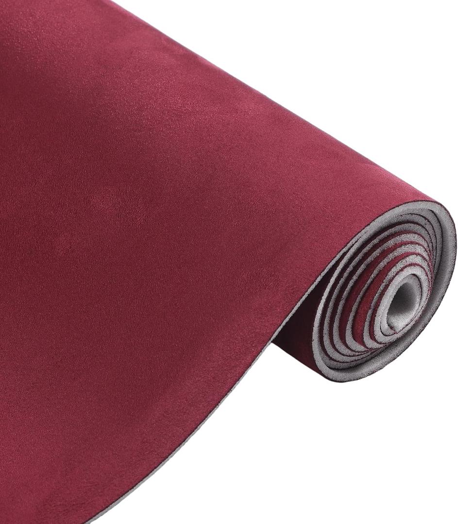 150G Headliner Fabric for Car Truck RV SUV Boat Automotive Interior Trim DIY Roof Repair Replacement Suede Fabric Red 45" L x 57" W 150G Headliner Fabric for Car Truck RV SUV Boat Automotive Interior Trim DIY Roof Repair Replacement Suede Fabric Red 45" L x 57" W
