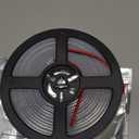 LED Strip Lights Cold White 6500K 16.4ft Double Row 2835 SMD 2400LEDs DC 12V Daylight Bright LED Tape Light Flexible Dimmable Ribbon Lamp 5M Waterproof IP67 Outdoor Lighting Decor